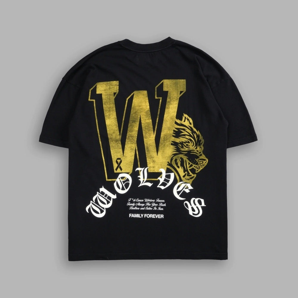 Camiseta Oversized Darc Sport Wolves Family Forever