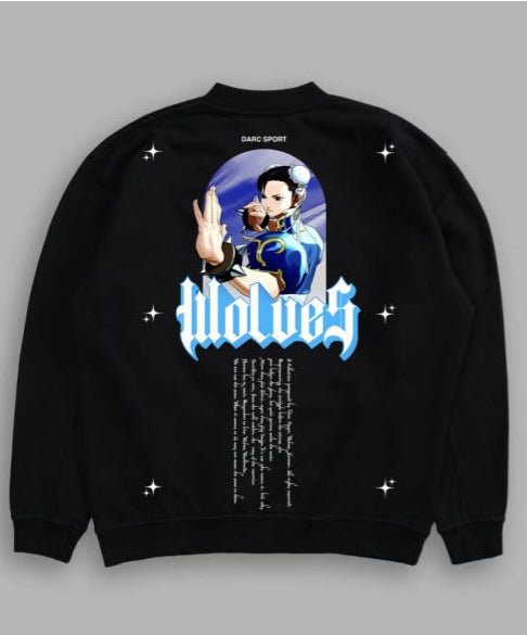 Moletom Darc Sport STREET FIGHTER - CHUN-LI "BLUE LIGHTNING"