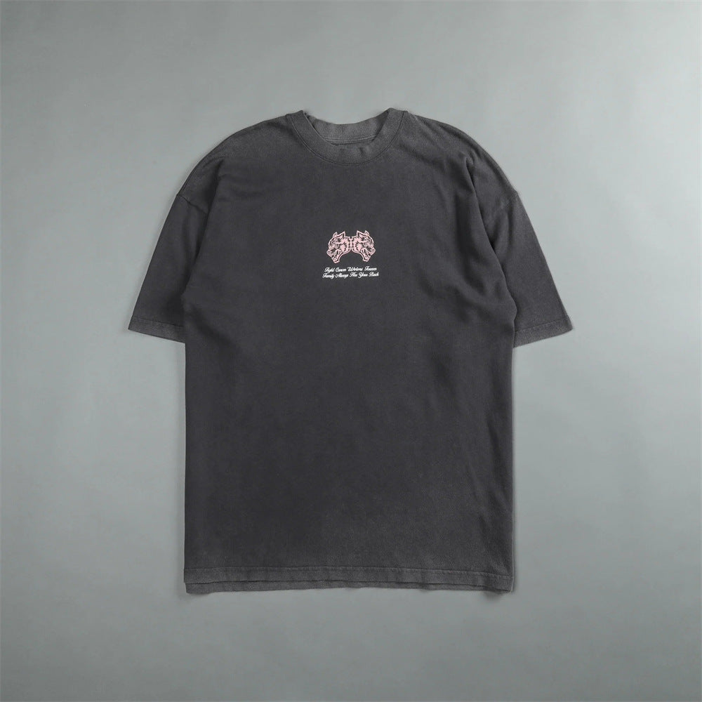 Camiseta Oversized Darc Sport Wolves Estampa Lobo