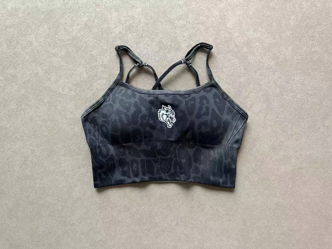 Conjunto Feminino Darc Sport HESH V2 // CHARCOAL LEOPARD EVERSON SEAMLESS SET