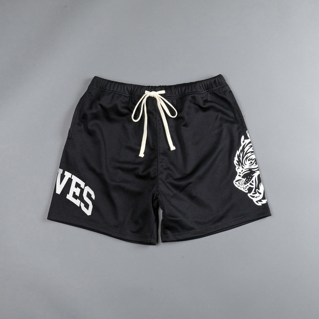 DUAL WLVS FRVR BROLIC TRACK SHORTS