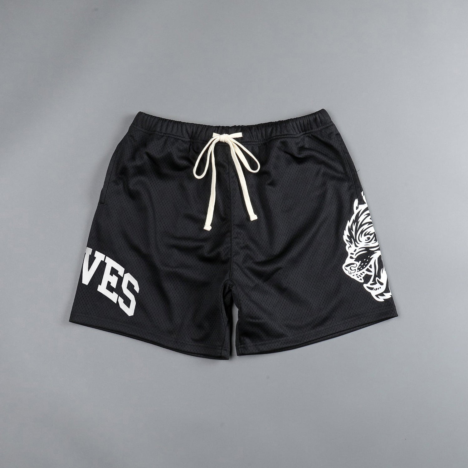 DUAL WLVS FRVR BROLIC TRACK SHORTS