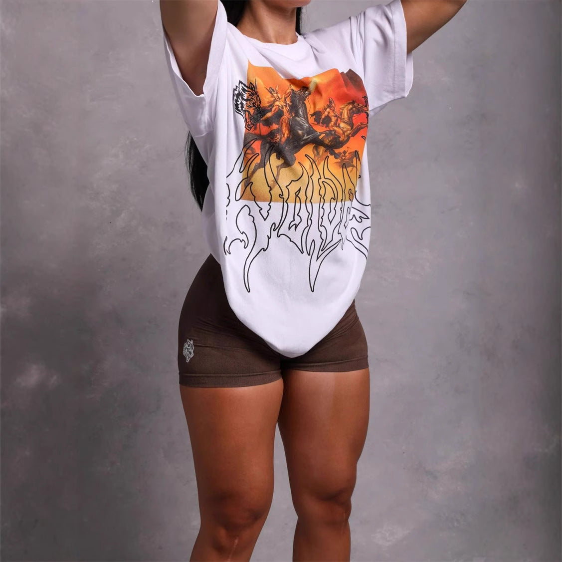 Darc Sport Camiseta Oversized Estampa Épica — 230g Algodão