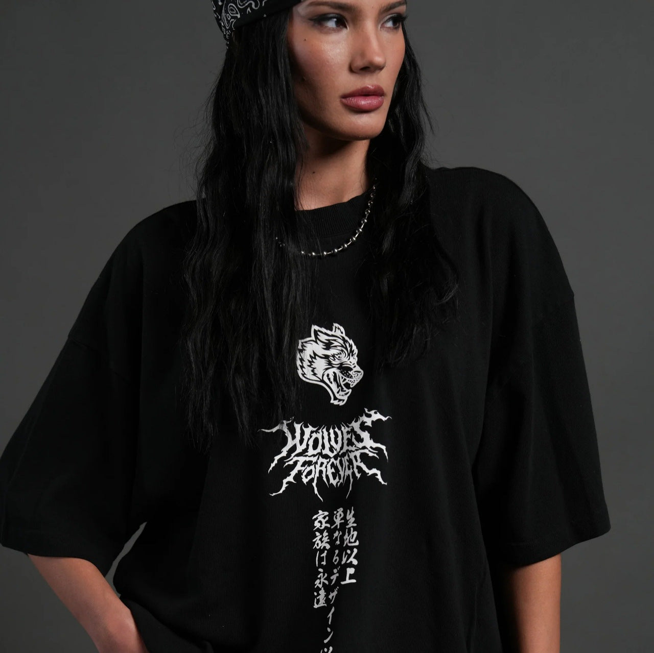 Camiseta Oversized Darc Sport Wolves Forever