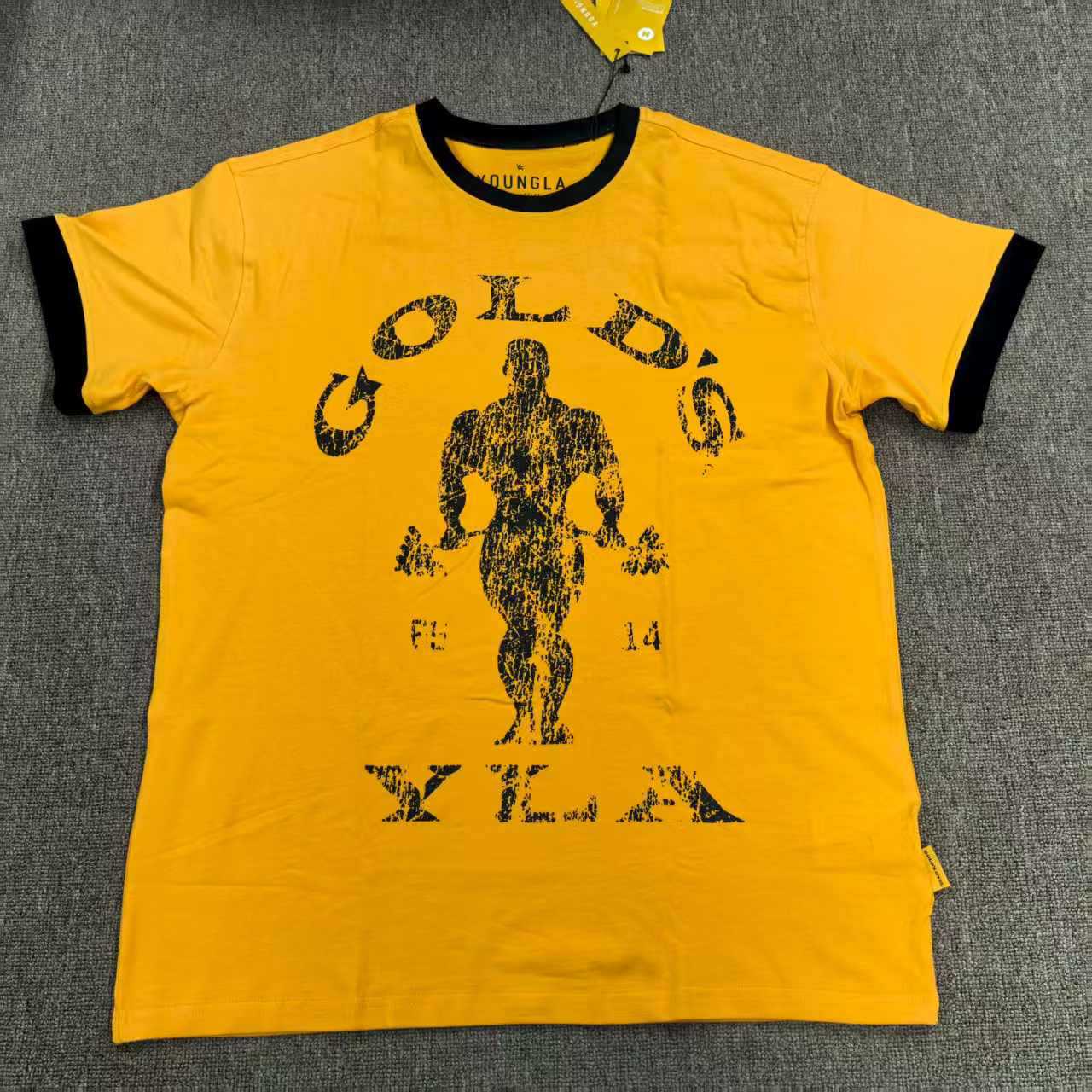 Camiseta Ringer YoungLA Gold's Gym Vintage