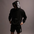 AT OUR CORE WLVS HOODIE IN BLACK