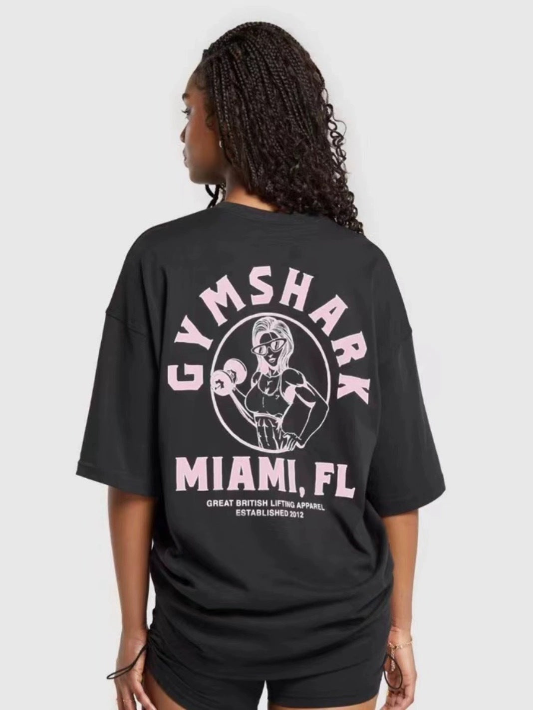 Camiseta Feminina Gymshark  "Muscle Mommy"