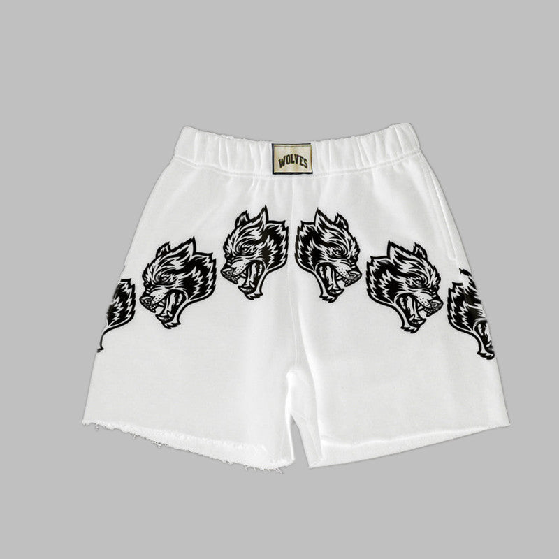 DUAL WLVS FRVR TRACK SHORTS