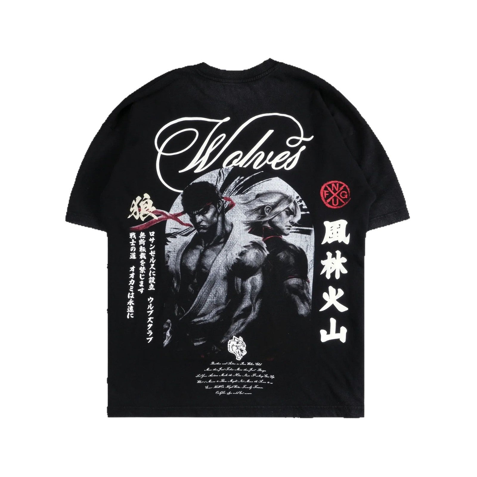 Camiseta Oversized Darc Sport Wolves Furinkazan