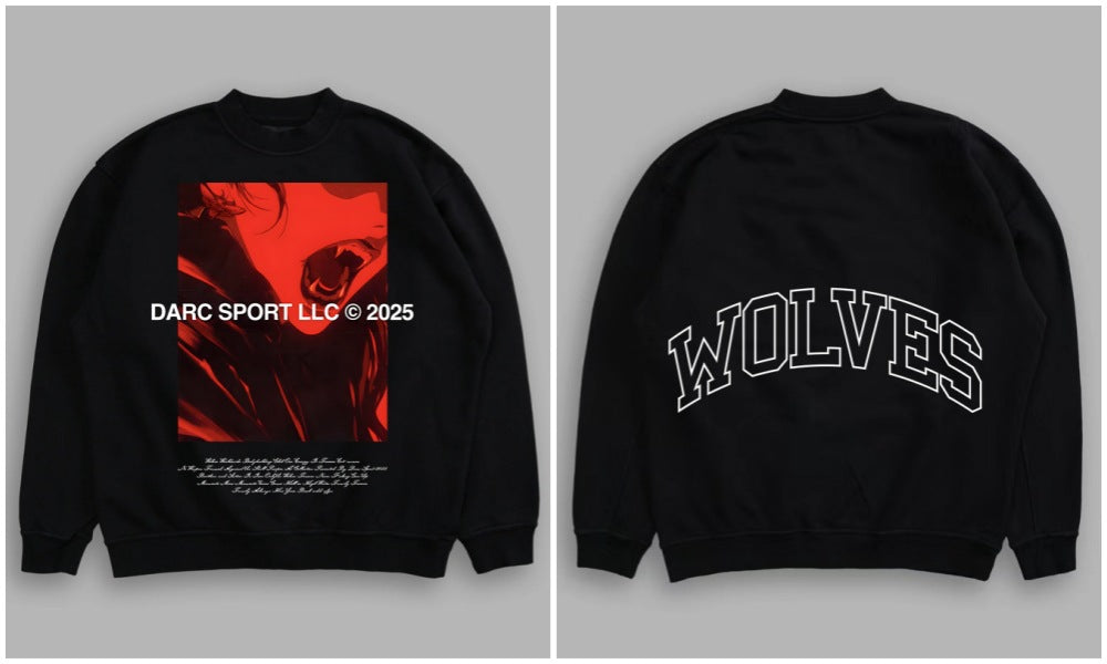 Moletom Darc Sport WOLVES ANIME DEN "SCARE"&nbsp;
