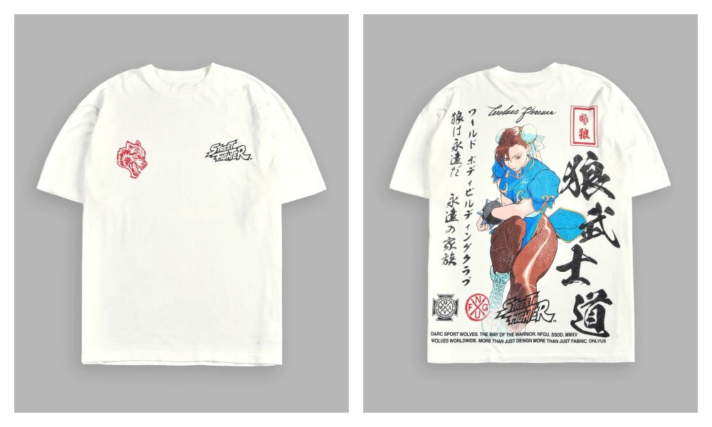 Camiseta Oversized Darc Sport Street Fighter Collab