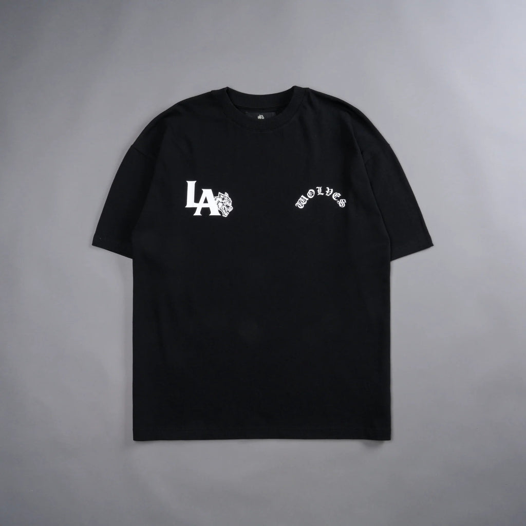 Camiseta Oversized Darc Sport LA Wolves Preta