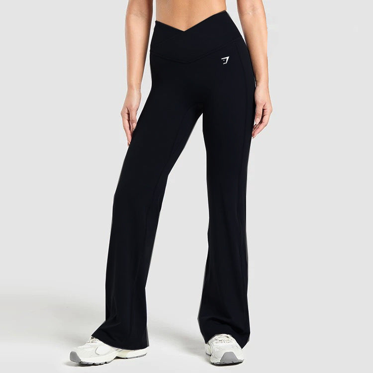 Calça Legging Flare Gymshark Crossover Cintura Alta