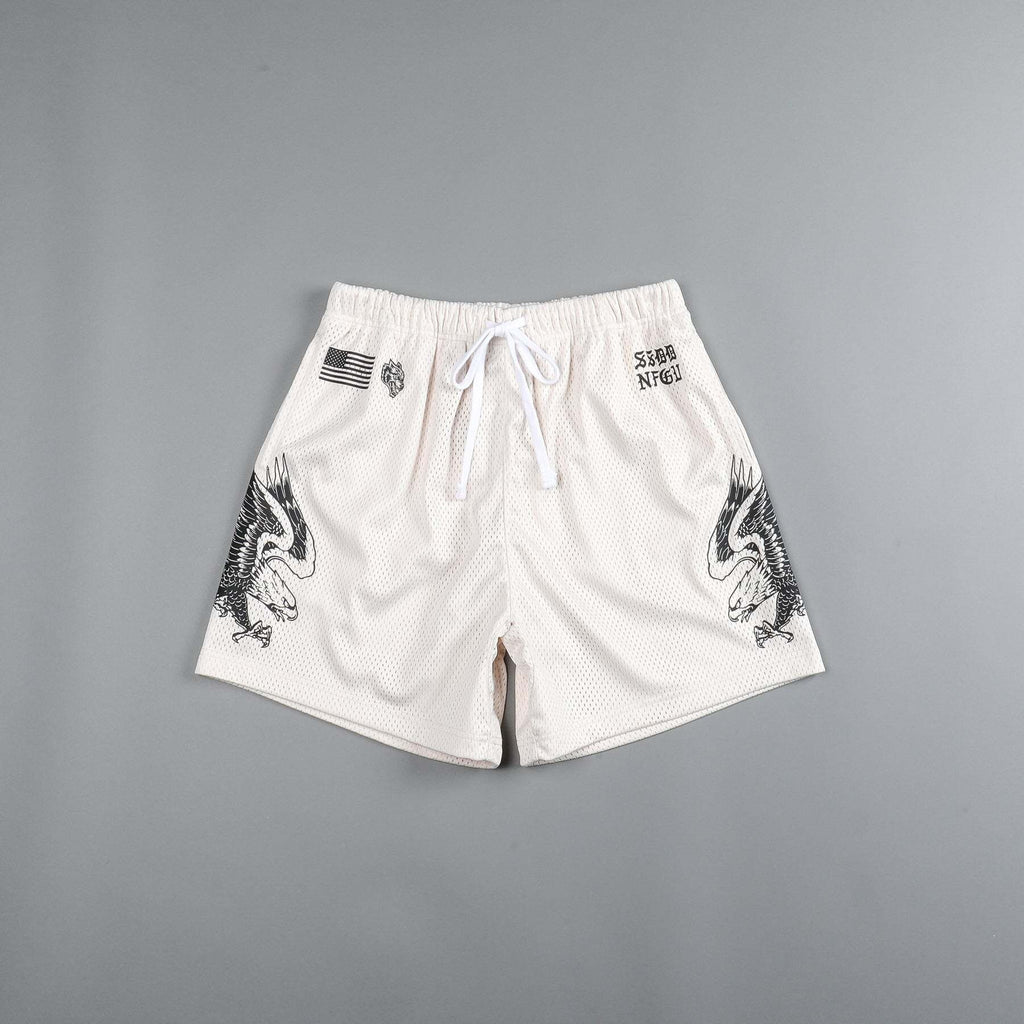 DARCSPORT RAGING WOLF BLACK TRAINING SHORTS