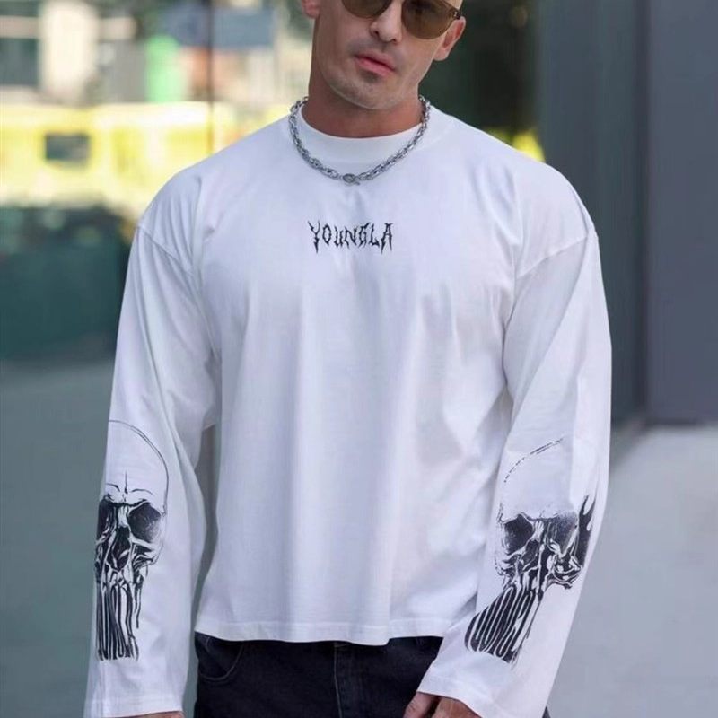 Camiseta YOUNGLA  DARKSIDE CROPPED LONGSLEEVES