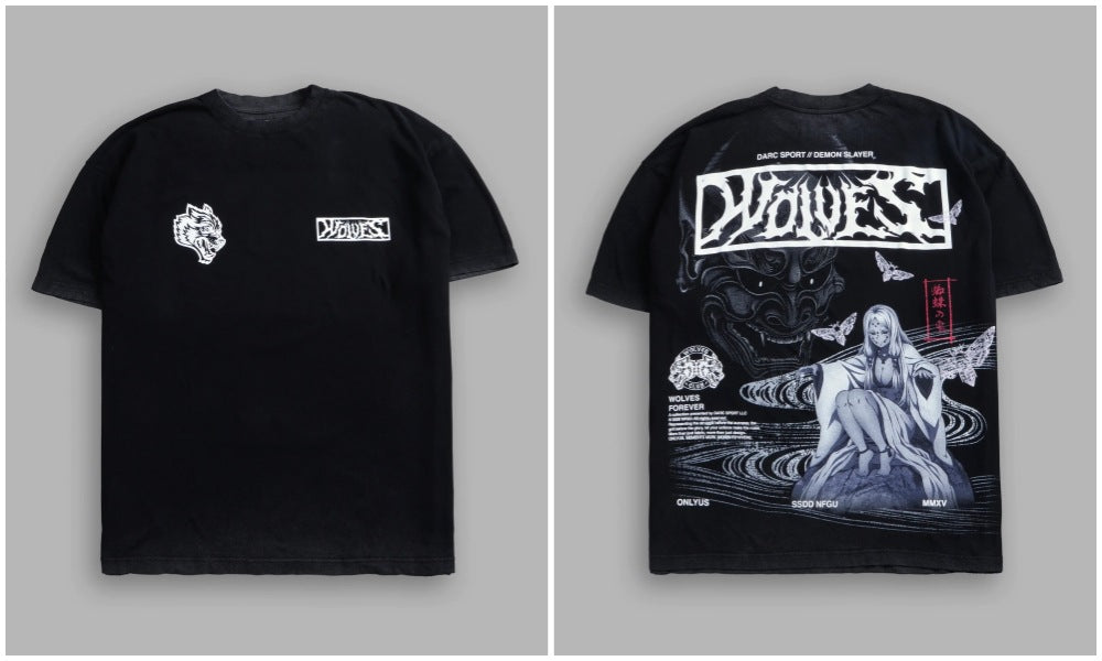 Camiseta Oversized Darc Sport Wolves Forever