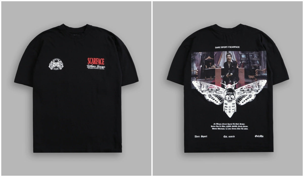 Camiseta Darc Sport SCARFACE - "WOLVES AND THE MOTH"
