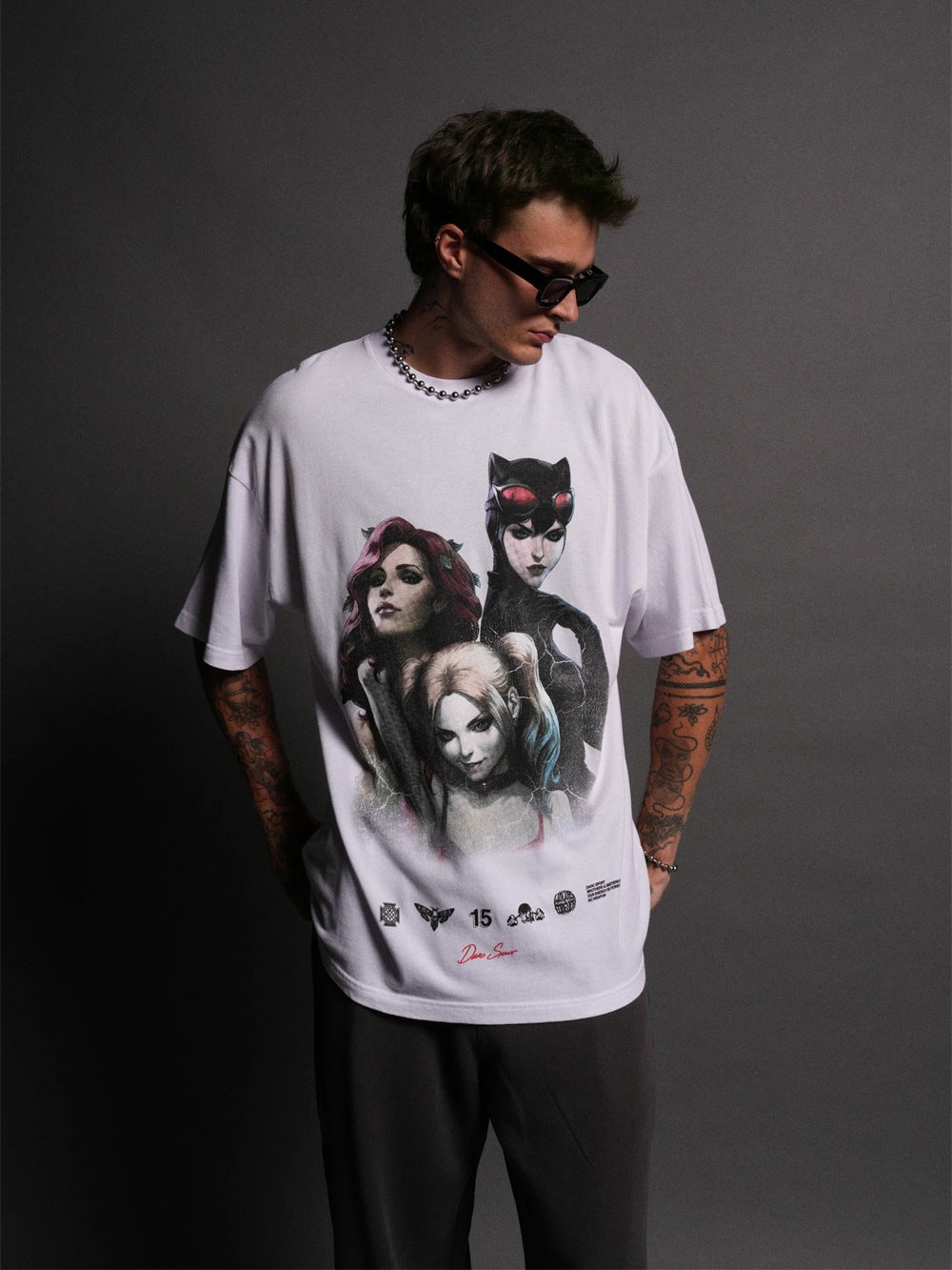 Camiseta Oversized Darc Sport Wolves Dark Art