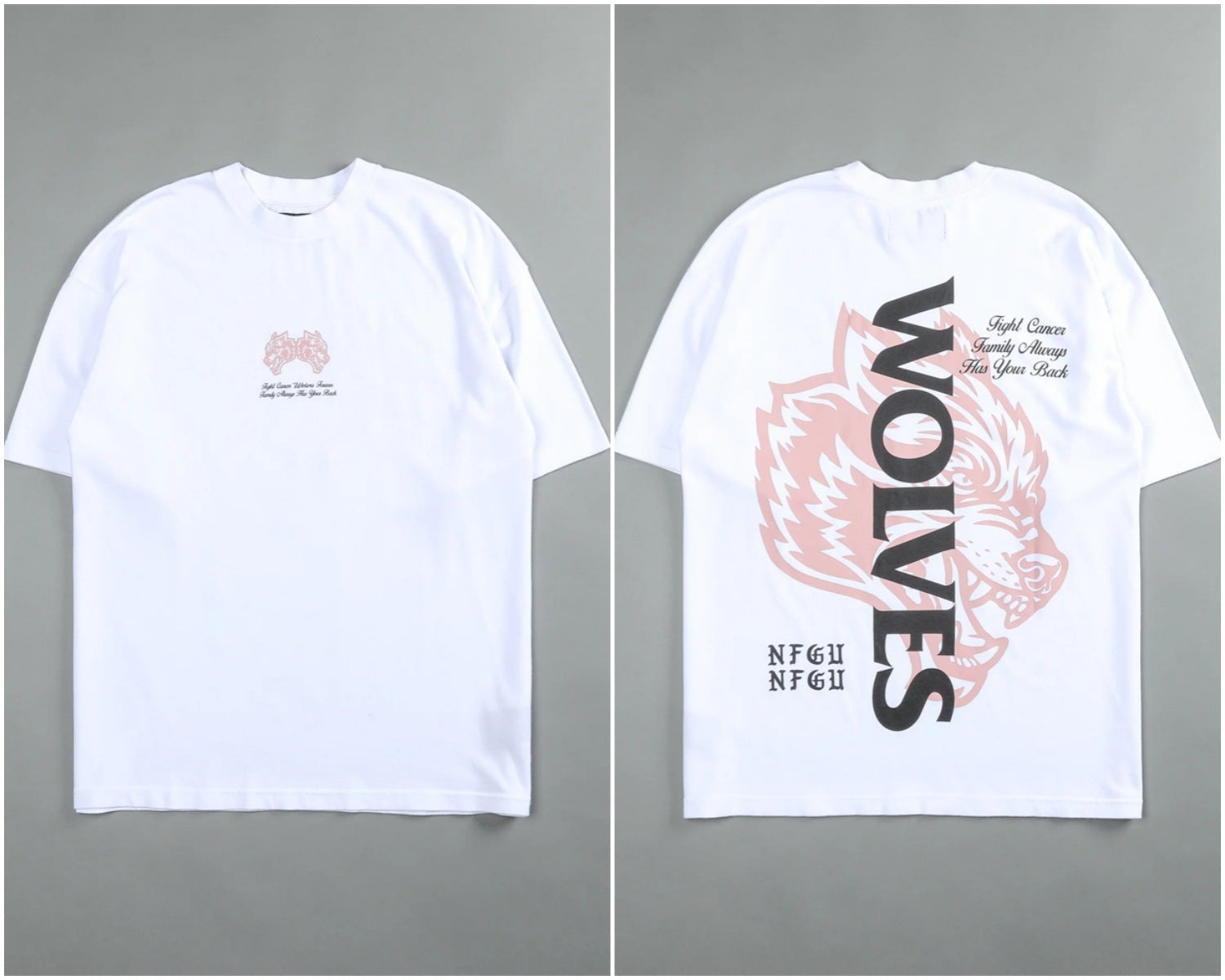 Camiseta Oversized Darc Sport Wolves Estampa Lobo