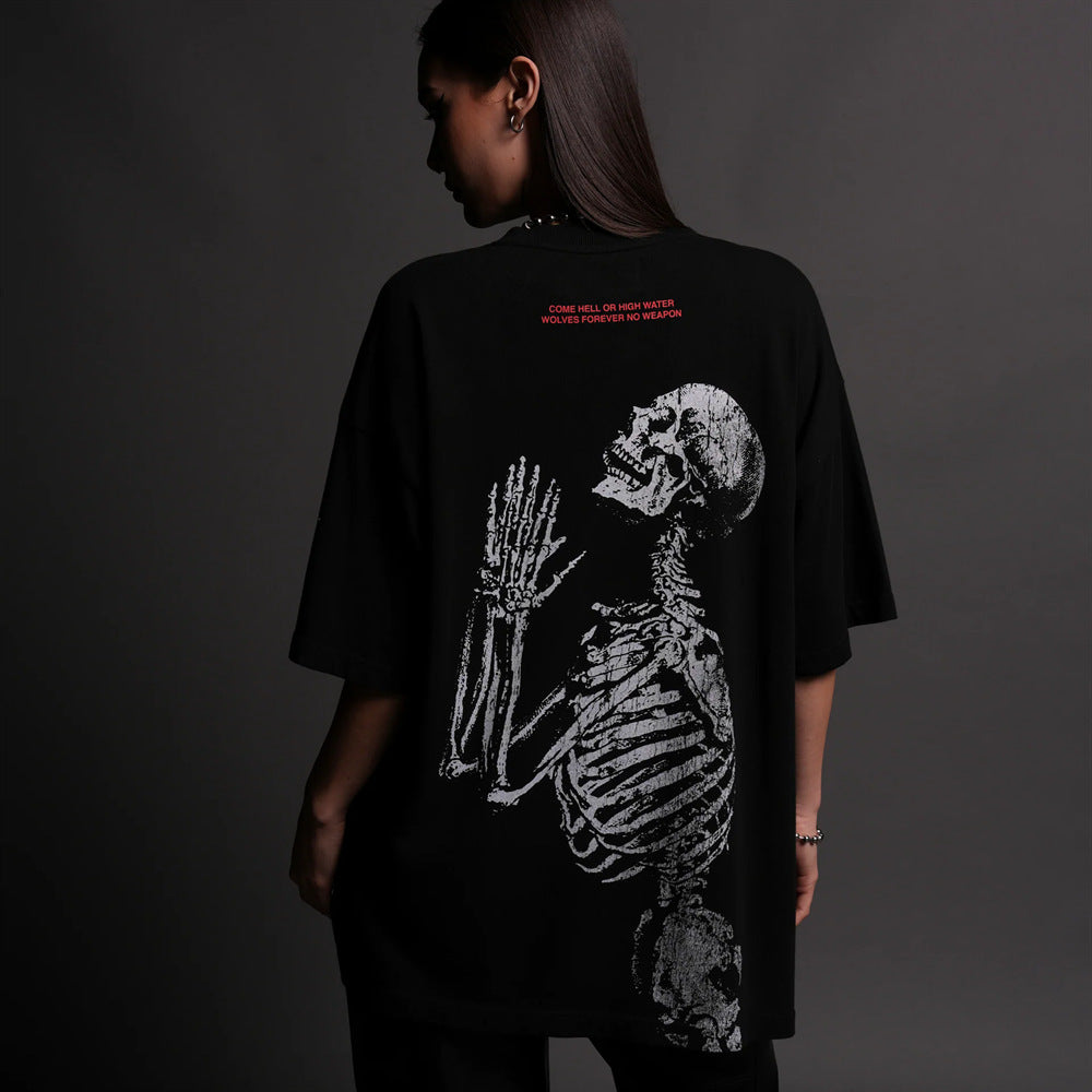 Camiseta Oversized Darc Sport No Weapon Wolves