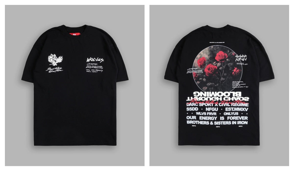 Camiseta Oversized Darc Sport x Civil Regime Wolves