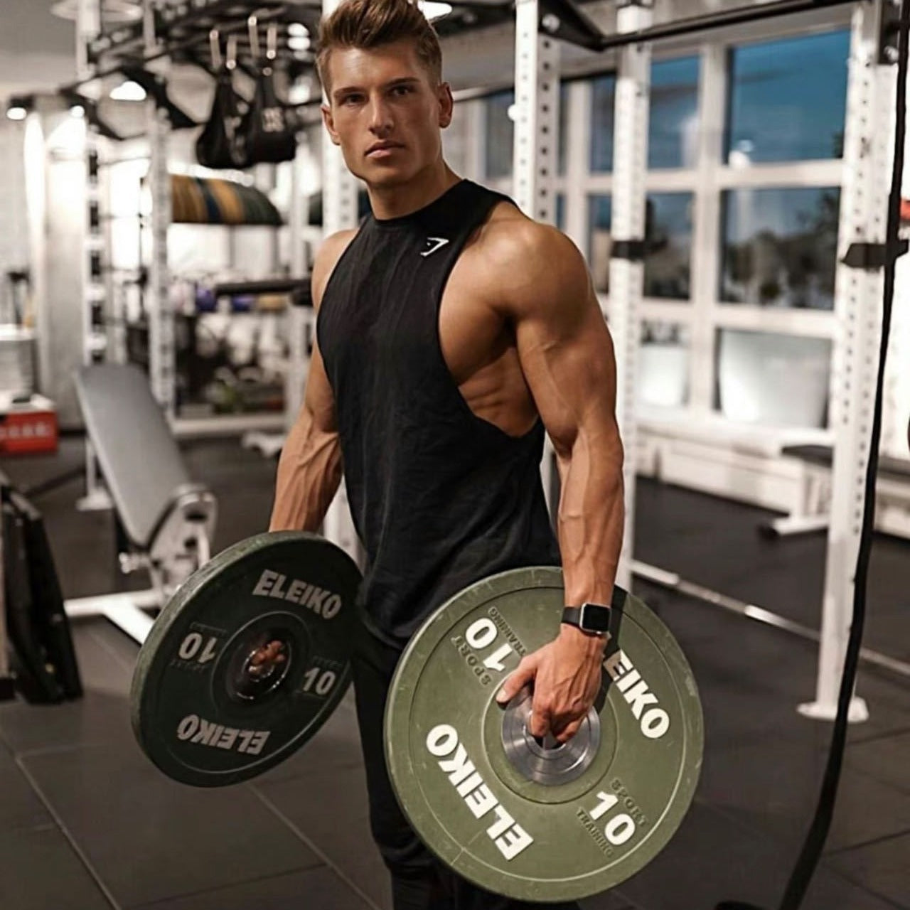 Regata Gymshark Stringer Drop Armhole Masculina