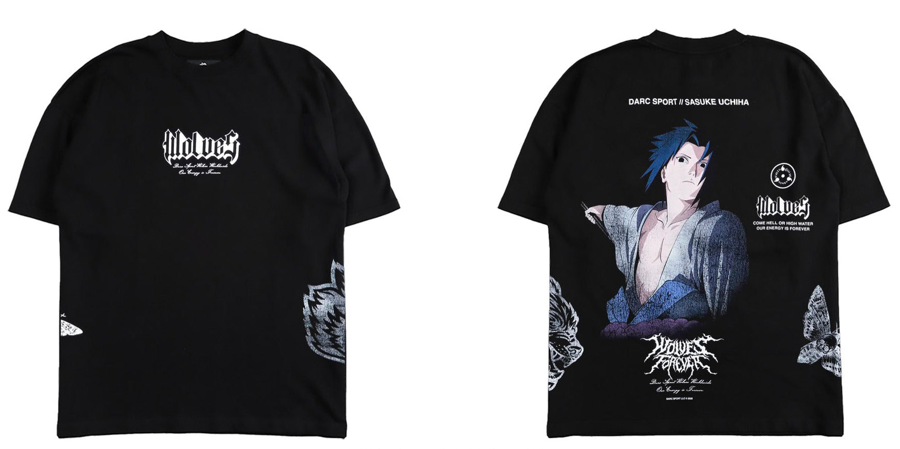 Camiseta Oversized Darc Sport Wolves Naruto