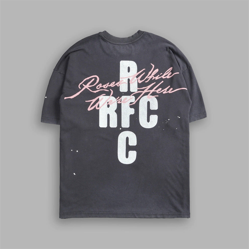 Camiseta Oversized Darc Sport Roses While Were Here