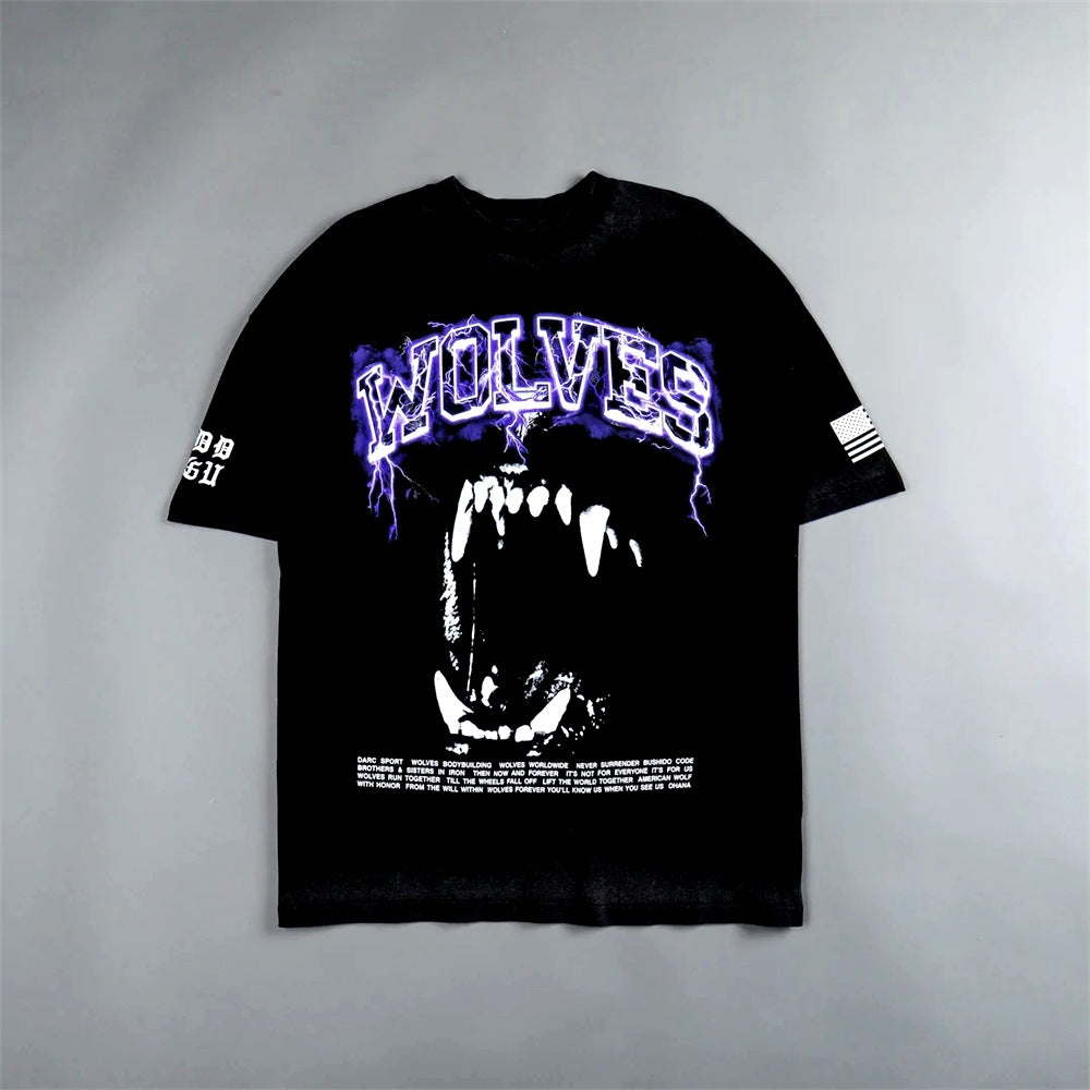 Camiseta Oversized Darc Sport Wolves Bodybuilding