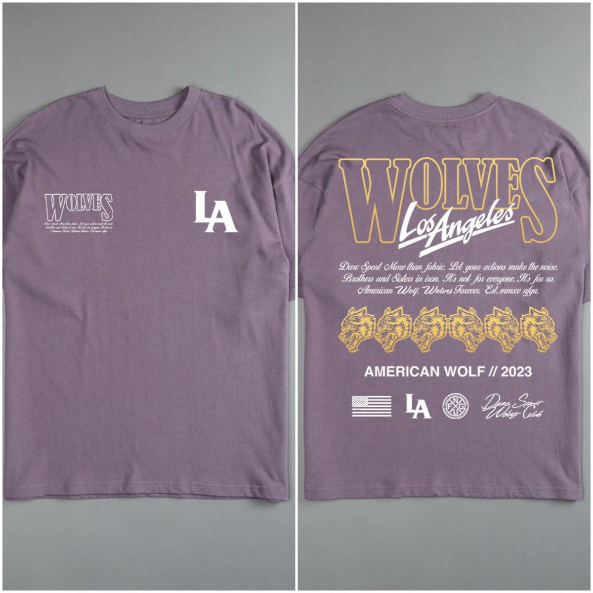 Camiseta Oversized Darc Sport Wolves Club