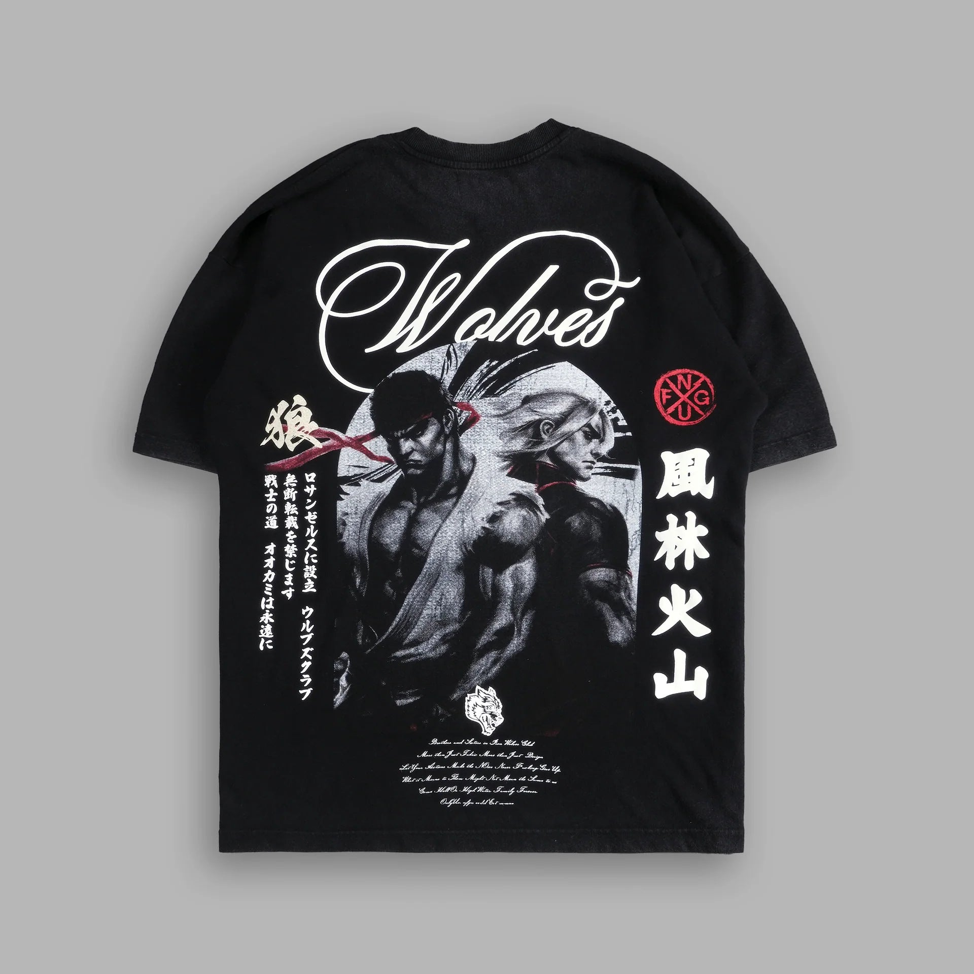 Camiseta Oversized Darc Sport Wolves Furinkazan
