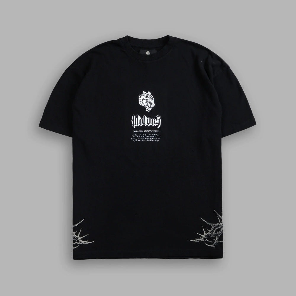 Camiseta Oversized Darc Sport Wolves Corazón