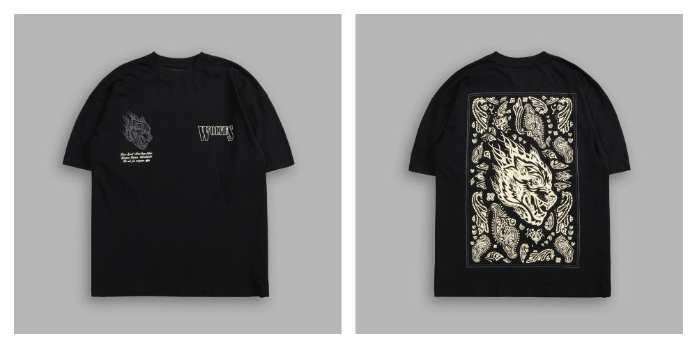 Camiseta Oversized Darc Sport Wolves Nórdica