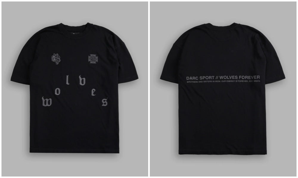 Camiseta Oversized Darc Sport Wolves Tonal