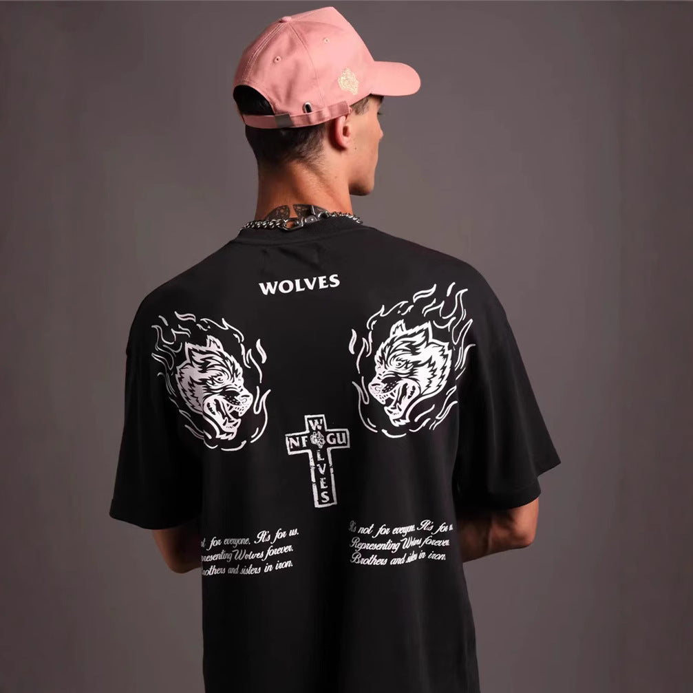 Camiseta Oversized Darc Sport Wolves Iron