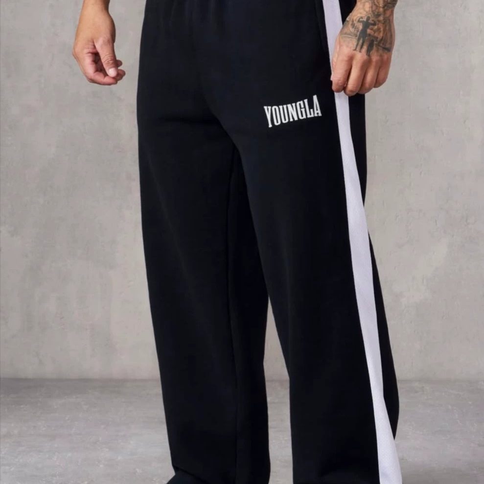 Calça YOUNGLA  Vintage Striped Sweats