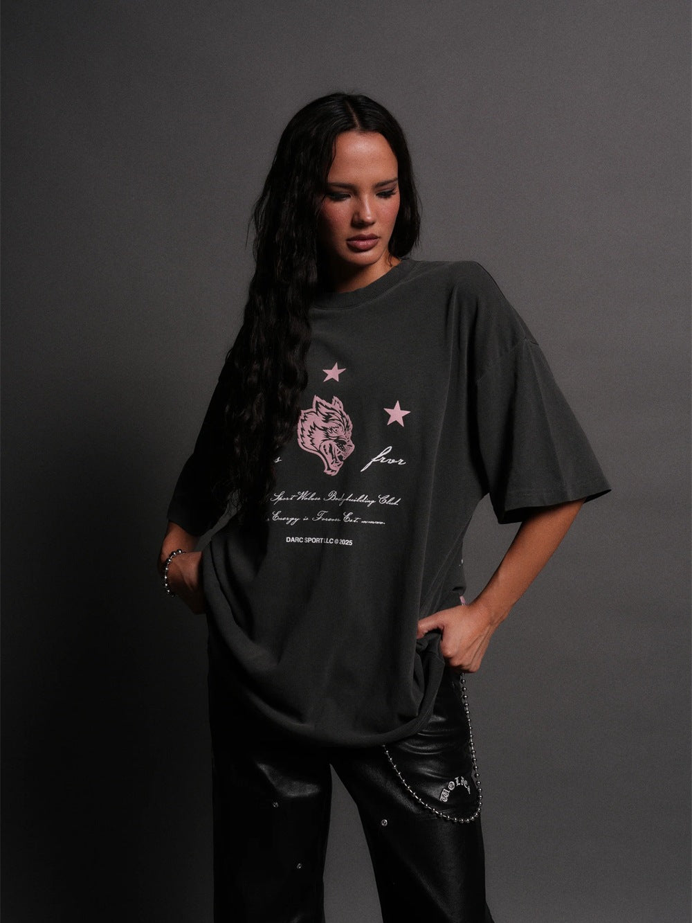 Camiseta Oversized Darc Sport Harley Washed