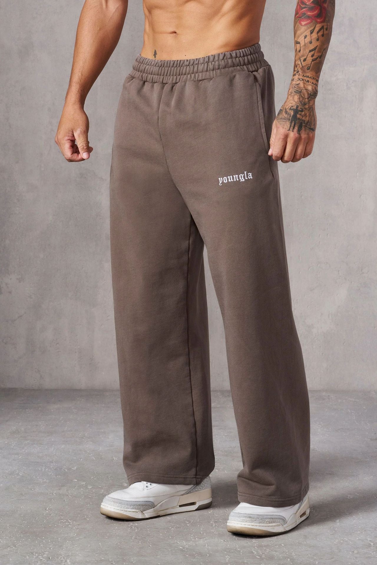 Calça  Wide Leg YoungLA Old English