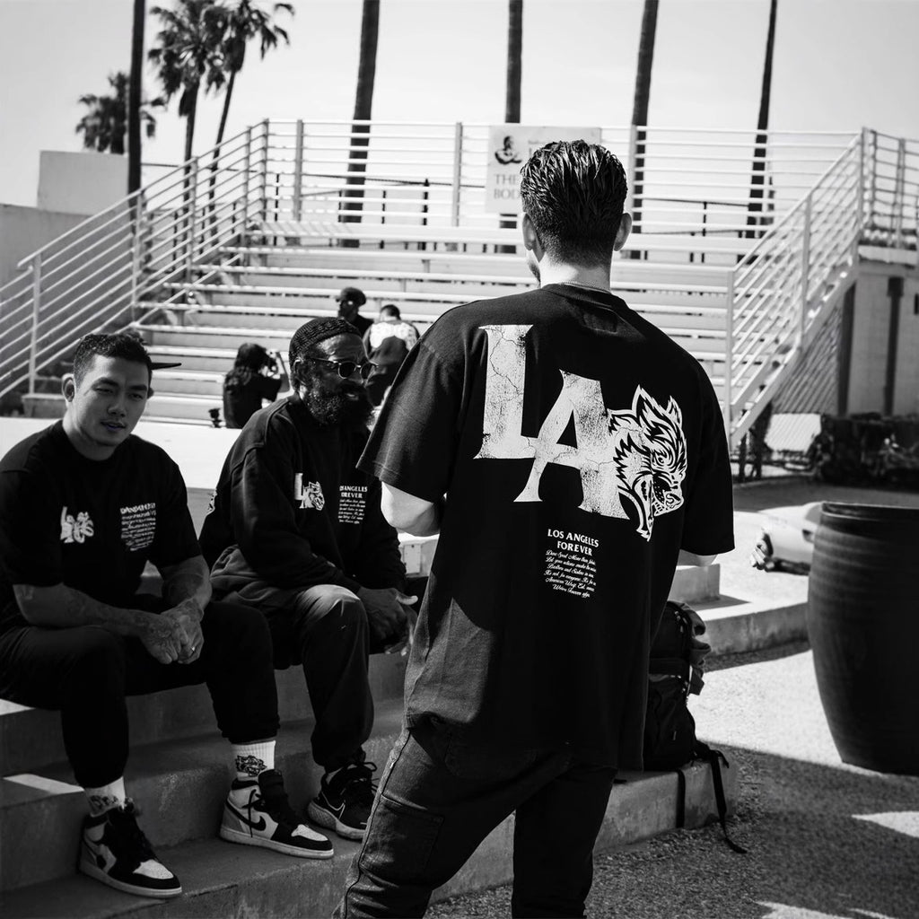 Camiseta Oversized Darc Sport American Wolf LA