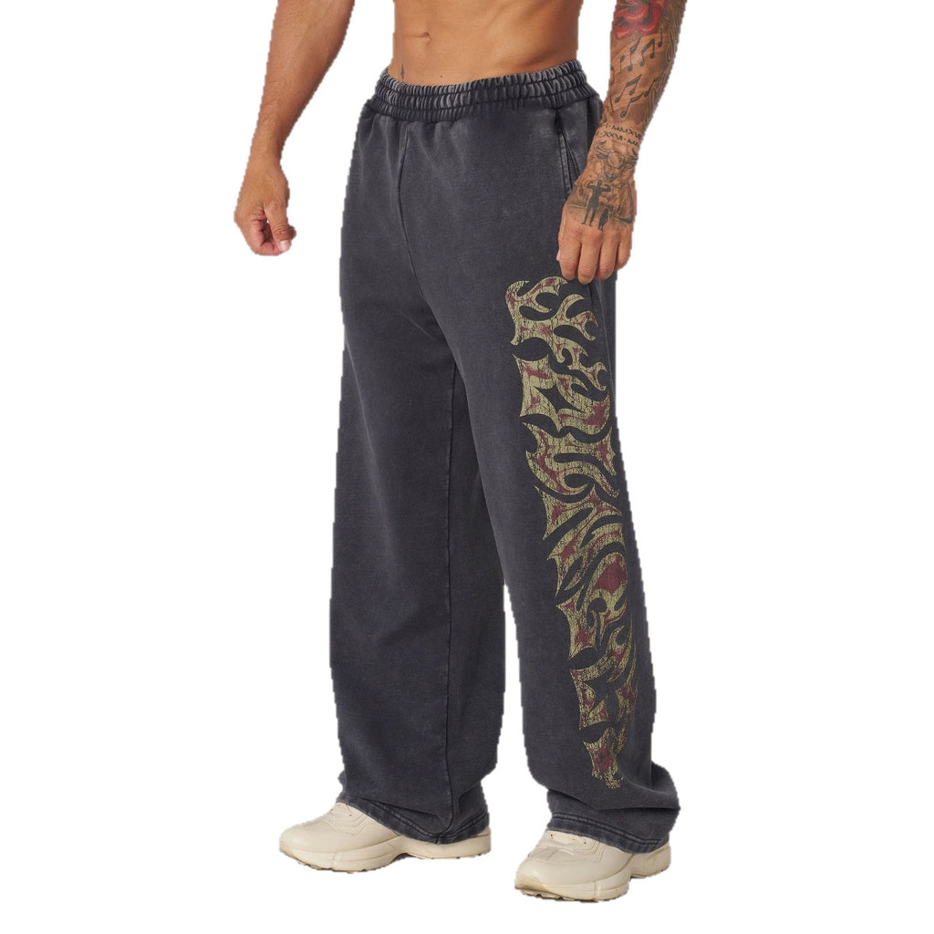 Calça  YoungLA Tiger Tribal Wide Leg