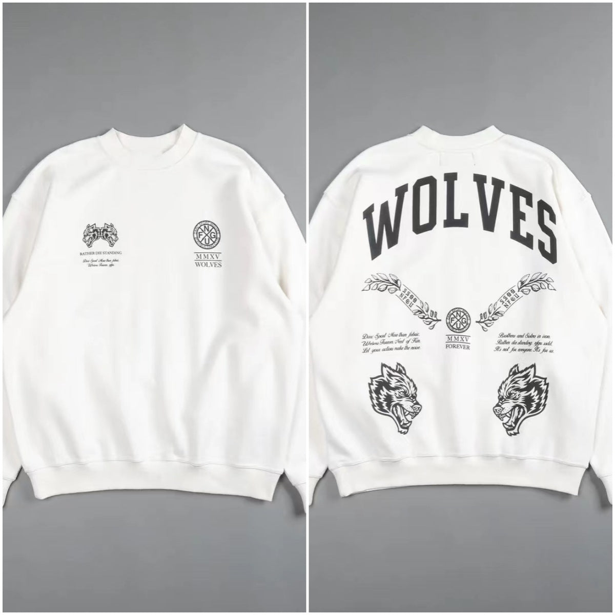 Darc Sport Moletom Wolves Full-Back Crew Neck