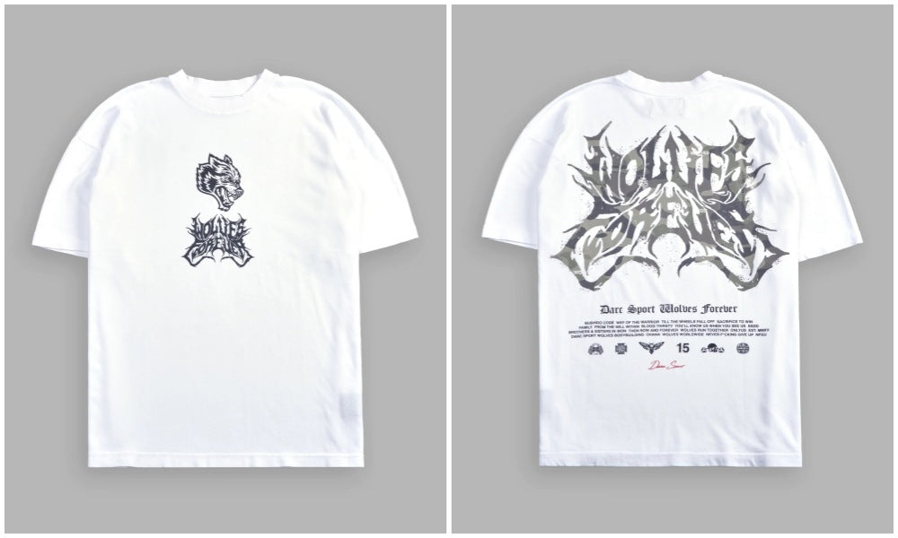 Camiseta Oversized Darc Sport Wolves Forever