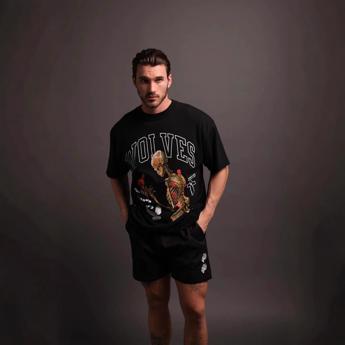 Camiseta Oversized Darc Sport Wolves Memento Mori