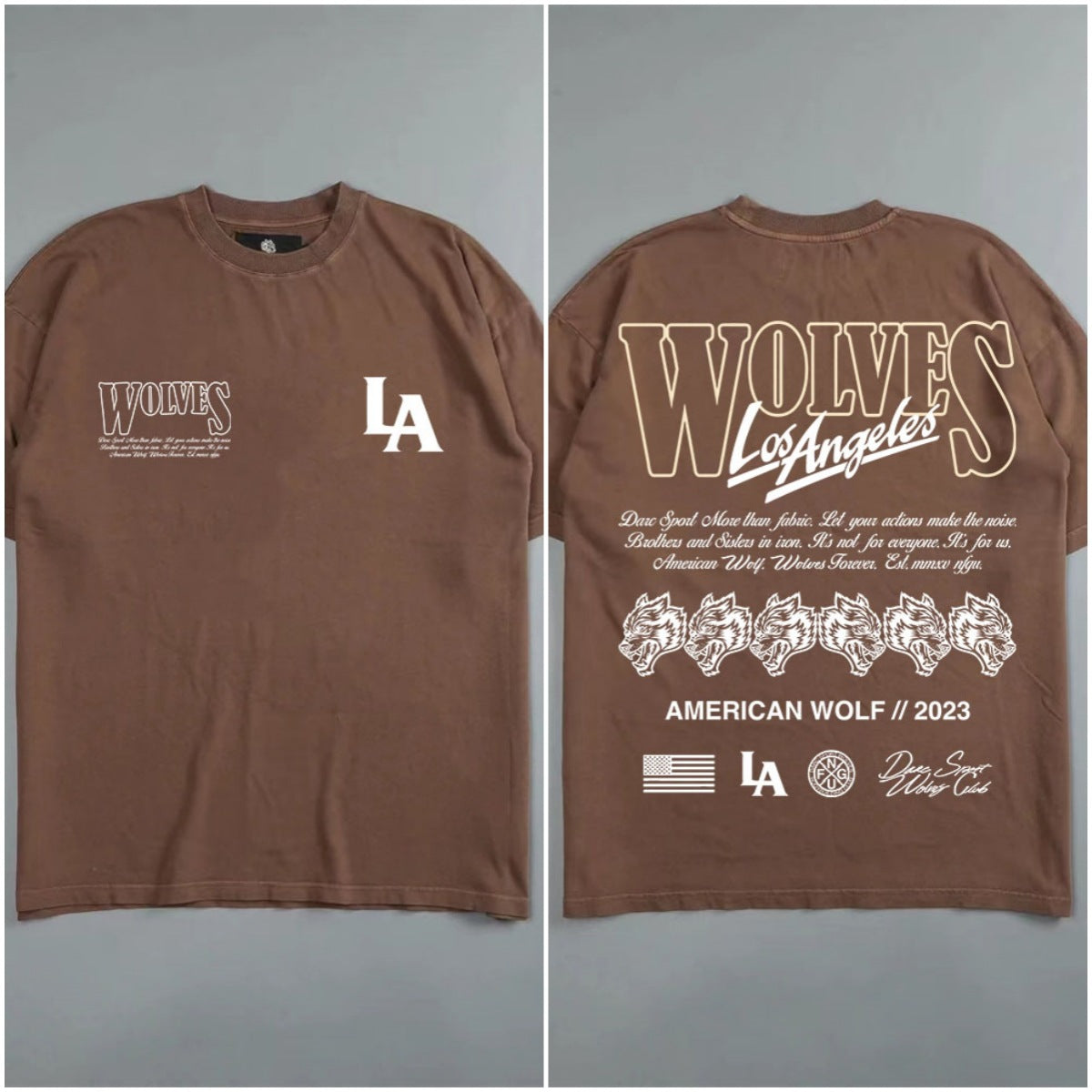 Camiseta Oversized Darc Sport Wolves Club