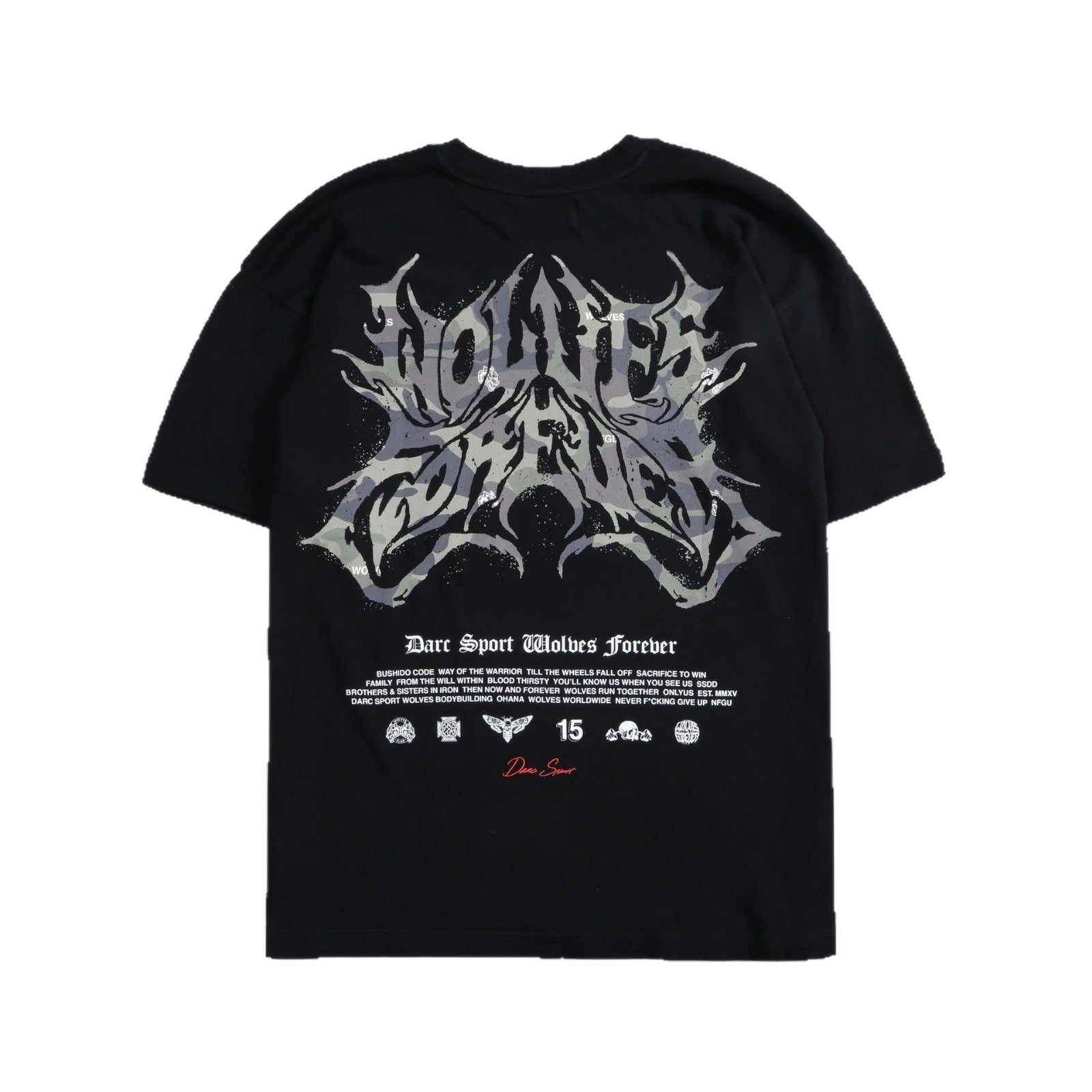 Camiseta Oversized Darc Sport Wolves Forever