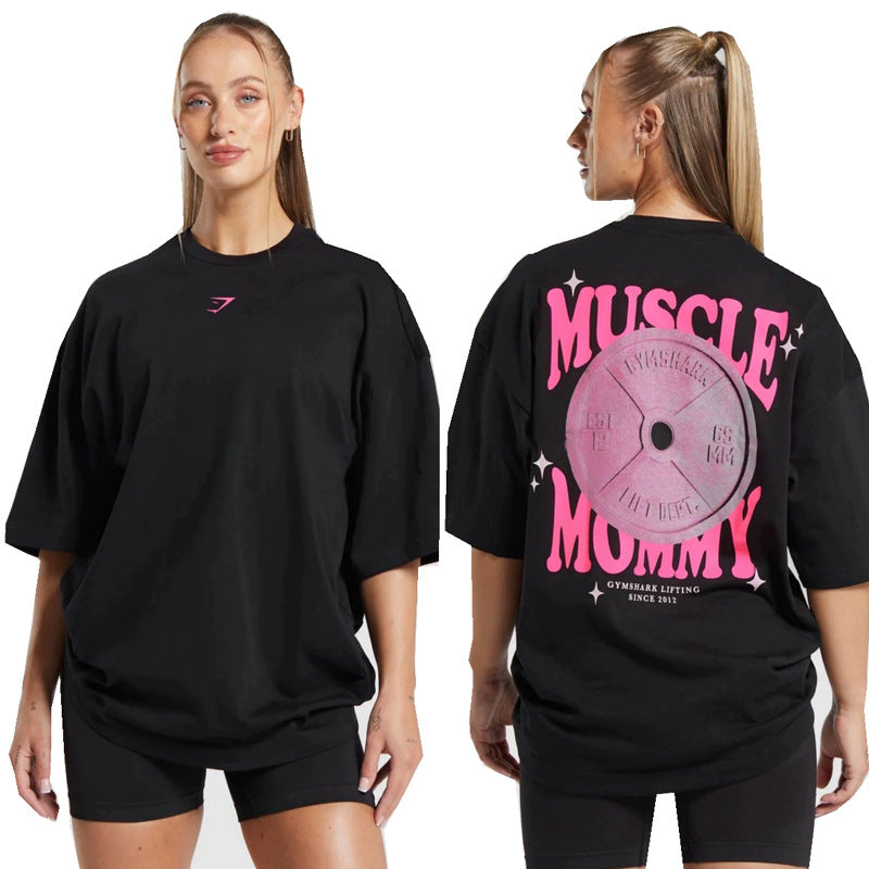 Camiseta Feminina Gymshark  "Muscle Mommy"