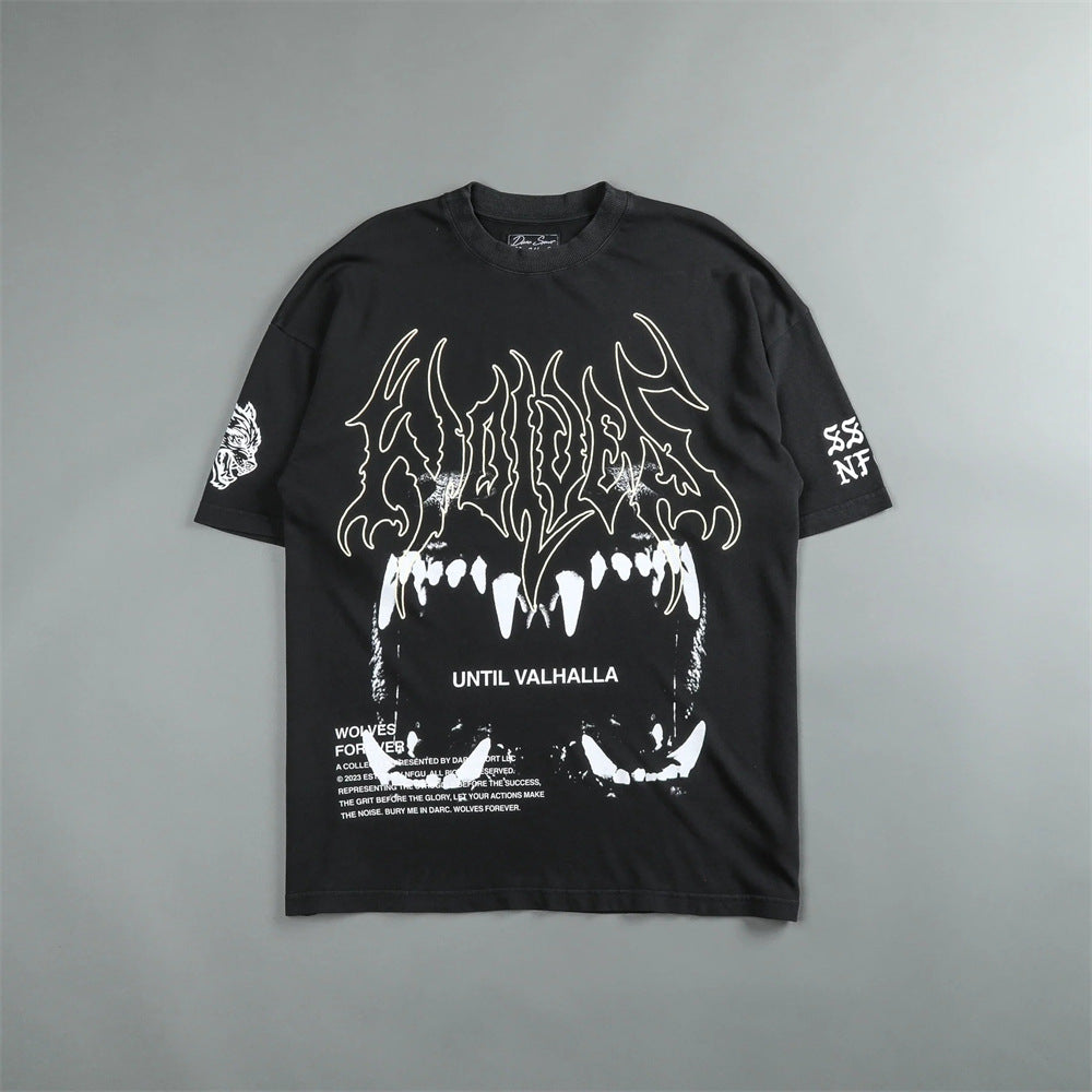 Camiseta Oversized Darc Sport Wolves Until Valhalla