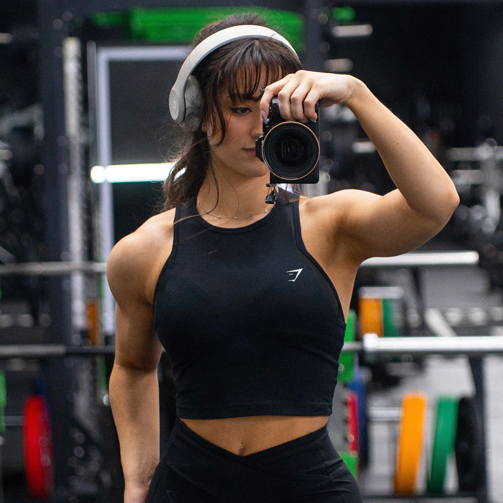 Top Cropped Gymshark Seamless Racerback Fitted