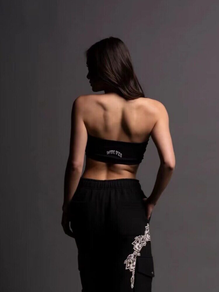 Top Darc Sport She WOLF CHOPPER // STEALTH BLACK TUBE BRA