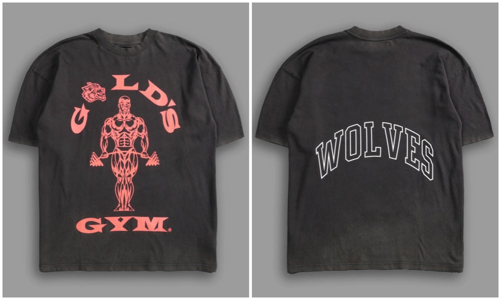 Darc Sport Camiseta Oversized Wolves Darc Sport x Gold's Gym